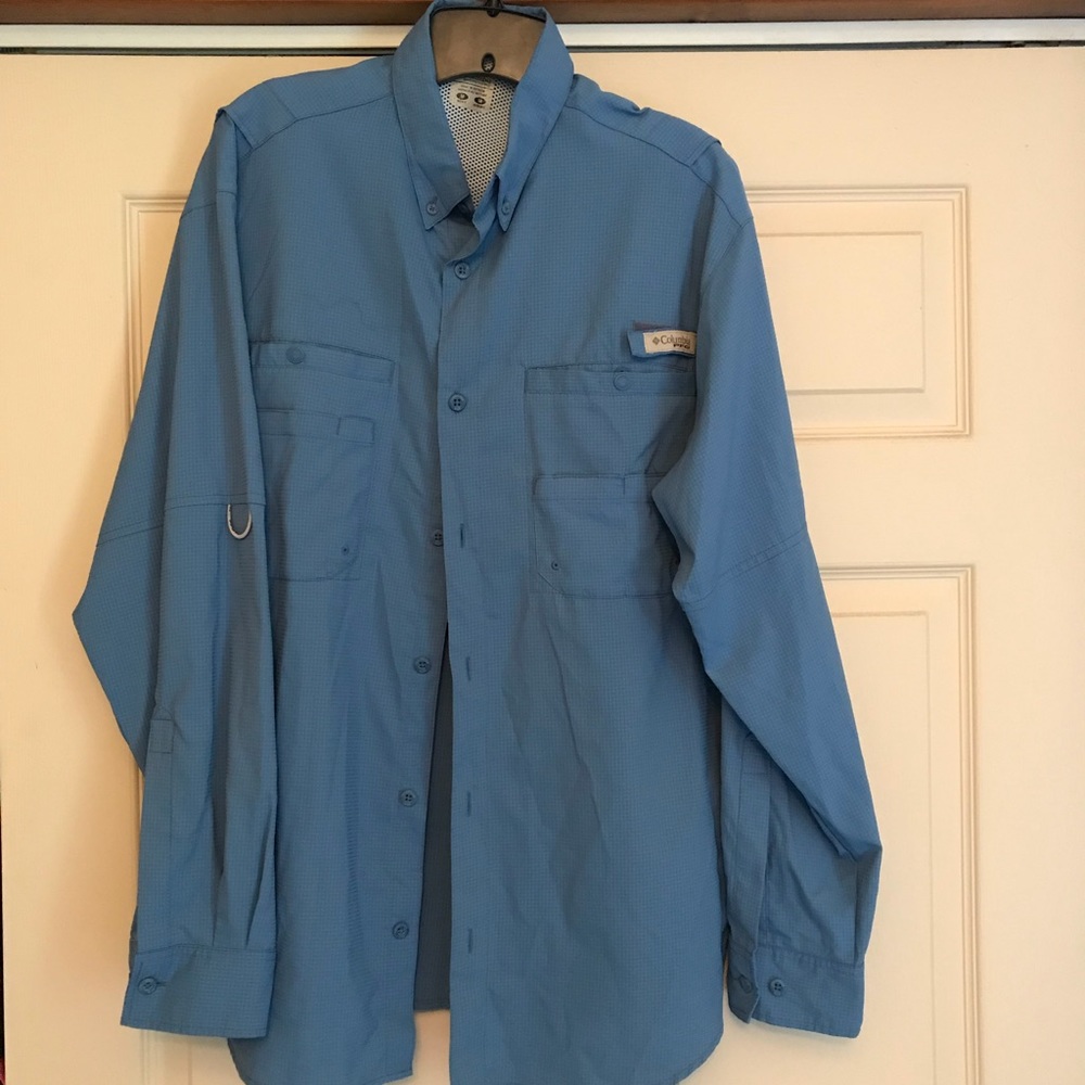 Columbia PFG button down shirt